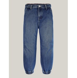 JEANS LARGHI CON FASCIA ELASTICA CAVIGLI